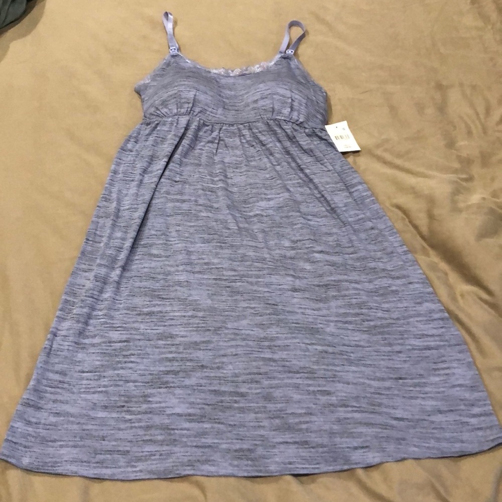 Motherhood Maternity Nursing Nightgown NWT